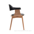 Hot selling Plastic wood dining chair DC-S200(V)